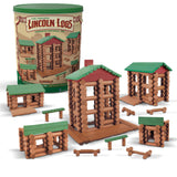 LINCOLN LOGS Collector's Edition Village Set - 327 Real Wood Pieces, Ages 3+, Retro Building Toy for Boys/Girls, Creative Constr