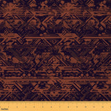 Erosebridal Ikat Fabric By The Yard Ethnic Upholstery Fabric Boho Exotic Tribal Abstract Geometric Stamp Decorative Fabric Brown