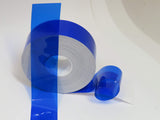 Transparent Vinyl Tape with Self-Adhesive. (3/4 inch x 50 ft, Blue)