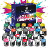 30 Pigment Paste for Epoxy Resin - Epoxy Resin Pigment Paste Set - Resin Color Pigment Paste | Epoxy, Resin Art Paste | Opaque R
