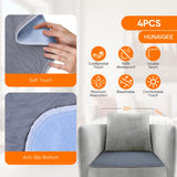 HUNAIGEE Waterproof Chair Pads for Incontinence Absorbent Seat Protector Pads for Adults Washable Chair Protector Pads Chucks Pa