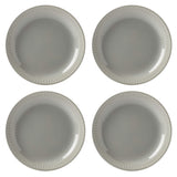 Lenox Gray Profile Stoneware 4-Piece Accent Plate Set, 3.95 LB (892133)
