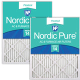 Nordic Pure 18x25x1 (17 1/2 x 24 1/2 x 3/4) Pleated MERV 14 Air Filters 2 Pack
