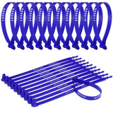 Faccito 300 Pack Plastic Truck Seals Tamper Evident Security Tag Trailer Seal, Each is Numbered Sequentially, Numbered Safety Di