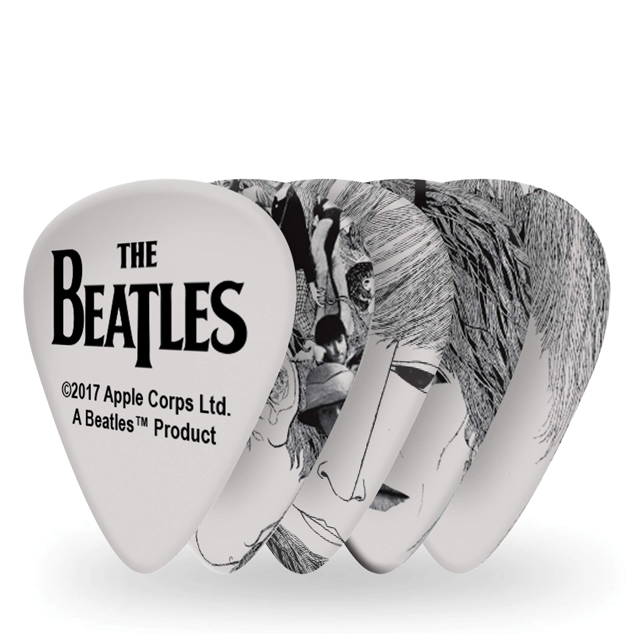 DAddario Accessories Beatles guitar Picks - The Beatles collectable guitar Picks - Revolver, 10 Pack, Heavy