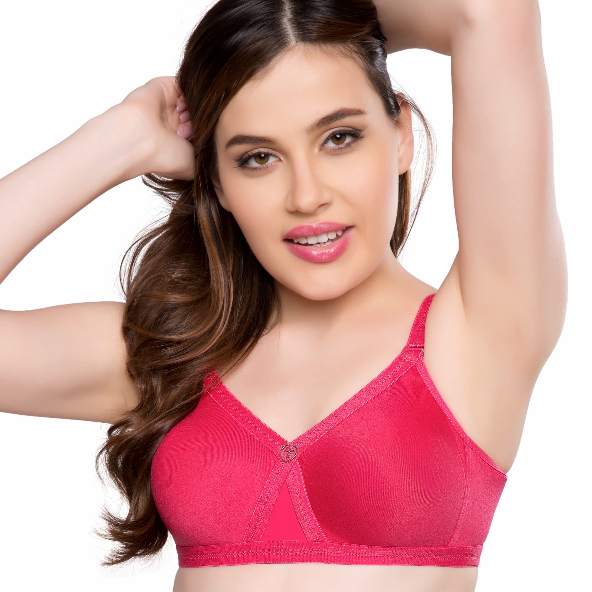 Trylo Pinky Strapless 38 Ras D - Cup Rasberry,RASBERRY,38,B09SHQDW6F