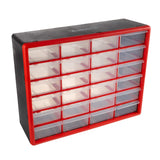 Stalwart - 75-ST6067 Storage Drawers-12 Compartment Organizer Desktop or Wall Mount Container- 4 Large and 8 Small Bins for Hard