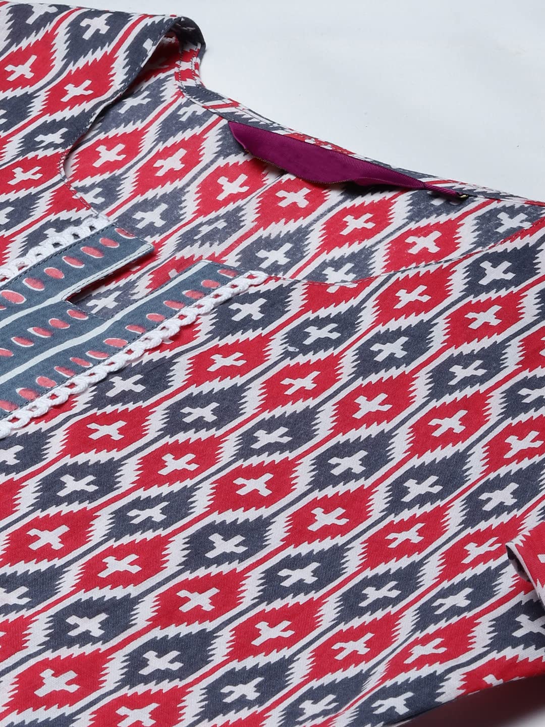 Anni Designer Women'S Cotton Blend Printed Straight Kurta With Pant (Sarva-Peacock Blue_M_Dark Blue_Medium),Peacock Blue,M,Cotton Blend,Regular,kurta