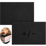 Pangda 2 Pcs Battery Protective Mat Battery Acid Absorbent Mat, Thick 1/4 Black for Marine Boat(8 x 12 Inch)