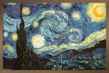 Trends International The Starry Night by Vincent van Gogh Wall Poster, 22.375 x 34, Bronze Framed Version