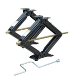 Bastion Distribution Two New 24 Scissor Jacks with Crank Handle | 5000 lbs Capacity | 4-24Height | Spray-Tested Powder Coate
