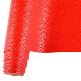 HGUAN Solid Color Red Faux Leather Sheets 12X53(30cmX135cm),Very Suitable for Making Leather Earrings,Bows,and DIY Projects (Red