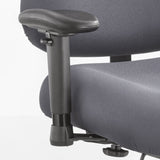 Safco Products 3591BL Adjustable T-Pad Arm Set for use with Optimus Big & Tall Chairs (Sold Separately), Black