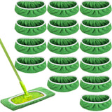 Nuogo 8 Pack Reusable Wet Mop Pads Refills Compatible with Swiffer Sweeper Mops Household Cleaning Washable Mop Pads for Wet & D
