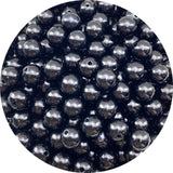 Tingoons 300pcs 8mm Pearl Beads with Hole Round Loose Luste Craft Beads for Home Decoration Vase Fillers DIY Craft Making Jewelr