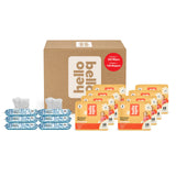 Hello Bello Mega Surprise Pack, Size 5 (27+ lbs), 144ct Hypoallergenic Assorted Diapers with a Soft, Cloth-Like Feel Plus 360 Ul