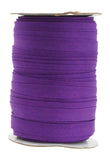 Mandala Crafts 55 Yards 1/2 Inch Purple Double Fold Bias Tape for Sewing - Bias Binding Tape for Quilting Binding, Hemming, Seam