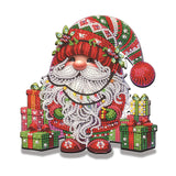 Apomelo Diamond Art Kit Tabletop Ornament Special Shaped Crystal Diamond Art Kit for Adults Christmas Desktop Ornament Stand Up 