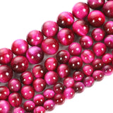 Zenkeeper 108Pcs Rose Tiger Eyes Spacer Loose Beads Bulk with Holes Handcrafted for DIY Bracelets Jewelry Making Crafts Supplies