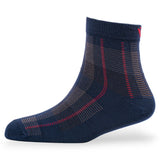 Young Wings MenS_Socks Navy Colour Cotton Fabric Design Free Size Ankle Length Casuals & Formals Wear Socks Pack Of 1 M1291 N