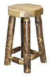 Montana Woodworks Glacier Country Collection Counter Height Backless Barstool