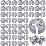 Sintuff 300 Pcs 3/8 in. - 1/2 in. Non Metallic Button Bulk Push in Electrical Wire Connectors Junction Box Connector Gray Nm Cab