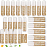 Leelosp Wedding Thank You Lip Balm Bulk Small Natural Moisturizing Mini Balm Lip Care Product Include Organza Bag and Appreciati