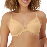Maidenform womens Comfort Devotion Comfy Soft Full Coverage Underwire 09404 bras, Latte Lift/Black, 36B US
