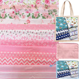 14Pcs 20 x 20 Cotton Fabric DIY Making Supplies Quilting Patchwork Fabric Fat Quarter Bundles DIY for Quilting Cotton Patchwork 
