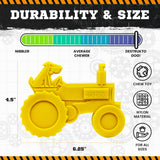 Sodapup Industrial Dog Tractor - Durable Dog Chew Toy Made In Usa From Non-Toxic, Pet Safe, Food Safe Nylon Material For Mental