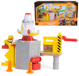 Rubble & Crew, Launch & Spin Spaceship Playset with Rubble Toy Figure in Construction Uniform, Kids Toys for Boys & Girls Ages 3