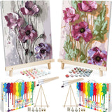 BAISITE Paint by Numbers Kit for Adults Beginners,16 Wx20 L 2 Pack Canvas for Painting Kits for Adults in Colorful Box 6566 Alre