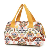 Smrcom Makeup Bag Cosmetic Bag For Women Girl Travel Makeup Bag Toilet Bag Zipper Organizer Bag Waterproof (Corduroy boho)