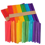 4.5 Colored Craft Sticks/Popsicle/Crafting 3/8 - Package of 200ct