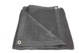 Mytee Products 20'x30' Black 70% Shade Mesh Tarp for Outdoor w/Grommets - 6 Oz Extra Durable Heavy Duty Mesh Tarps for Dump Truc