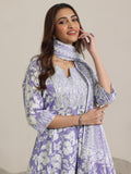 Libas Lavender Pure Cotton Printed Kurta Sets For Women Lavender 2Xl