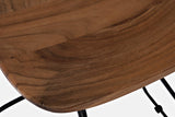 Jofran Inc. Nature'S Edge Solid Acacia Counter Height Backless Stool (Set Of 3)