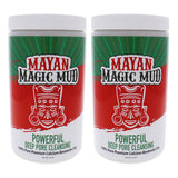 Mayan Magic Mud Powerful Deep Pore Cleansing Calcium Bentonite Clay 4 lbs (2 Pc) Bulk Natural Face Mask Peel for Men and Wom