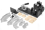 WEN Pocket Hole Jig Kit, Metal, Step Drill Bit, SelfTapping Screws, and LBase (WA1527)