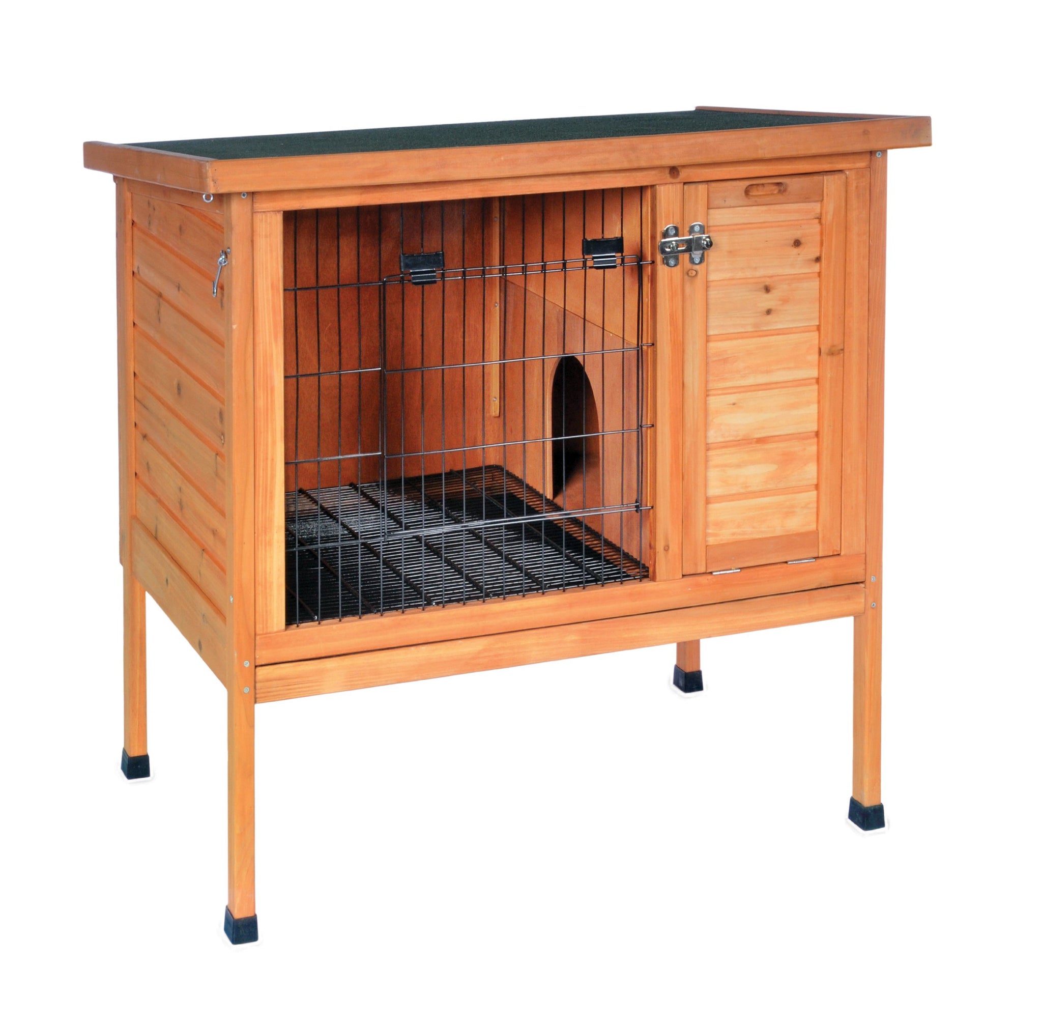 Prevue Hendryx Prevue Pet Products Small 460 Rabbit Hutch, Stained Wood