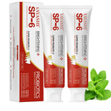 YAYASHI SP-6 Probiotic Whitening Toothpaste - Advanced Formula with 6 Probiotics for Brighter Teeth & Healthier Gums, Enamel-Fri