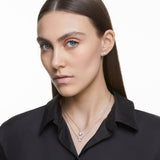 Swarovski Women'S Solitaire Rhodium-Plated-Silver Jewelry Collection, Clear Crystals