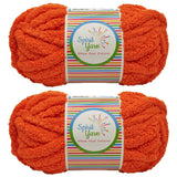 Spirit Yarn Chunky Yarn for Handknitting & Crocheting Blankets, Amigurumi and Crafts: #7, 2cm (.75in) Jumbo Chenille Yarn, Super