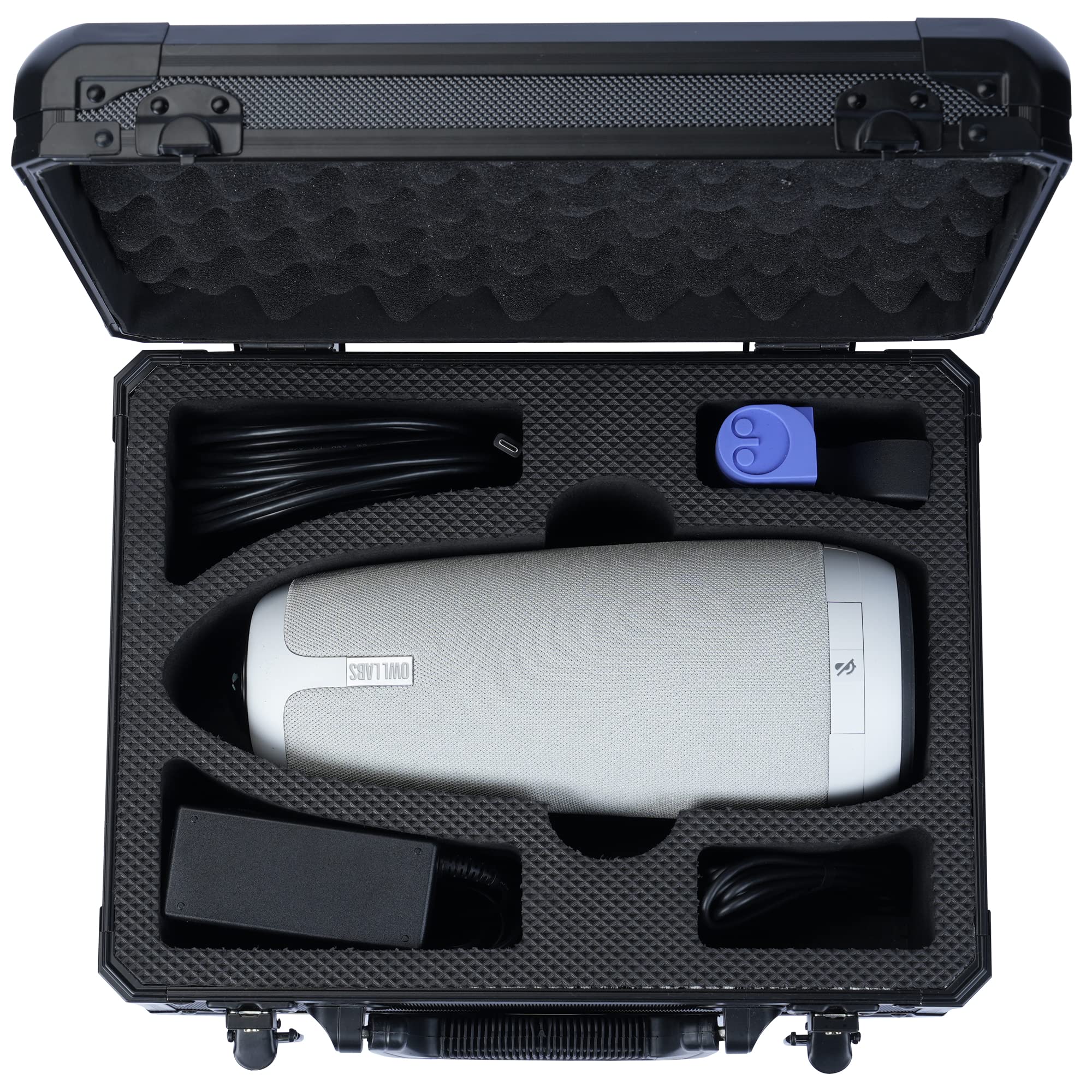 D DACCKIT Carrying Case for Meeting Owl 3 - Hard Travel Case Compatible with Meeting Owl 3 and Accessories