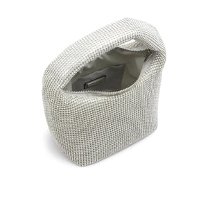 ALDO Encrusted with Precious Rhinestones, This top Handle Bag is The Perfect Plus-one for Your Most Glamorous Occasions, Silver