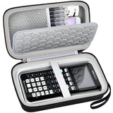 Case for Texas Instruments TI-84 Plus CE/for TI-Nspire CX II CAS Color Graphing Calculator, Travel Large Capacity for Pens, Cabl