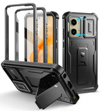 Dexnor for Motorola Moto G Stylus-5G-2024 Case [Not Fit Moto G 5G 2024], [Bulit-in Slide Camera Cover & 2 Front Frame] Heavy Dut