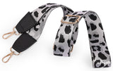 Adisa Unisex'S Shoulder Belt (Silver-Black),Silver-Black,,B0DG3JRDWJ