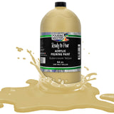 Pouring Masters Buttercream Yellow Acrylic Ready to Pour Pouring Paint Premium 64Ounce PreMixed WaterBased For Canvas, Wo