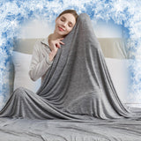 CHOSHOME Cooling Blanket King, Double Sided Cooling Blankets for Hot Sleepers, Arc-Chill Q-Max>0.5 Cold Blanket, Lightweight Bre